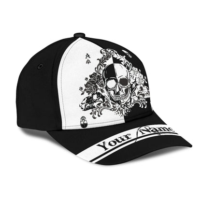 Customized Name Skull Gothic Classic Cap