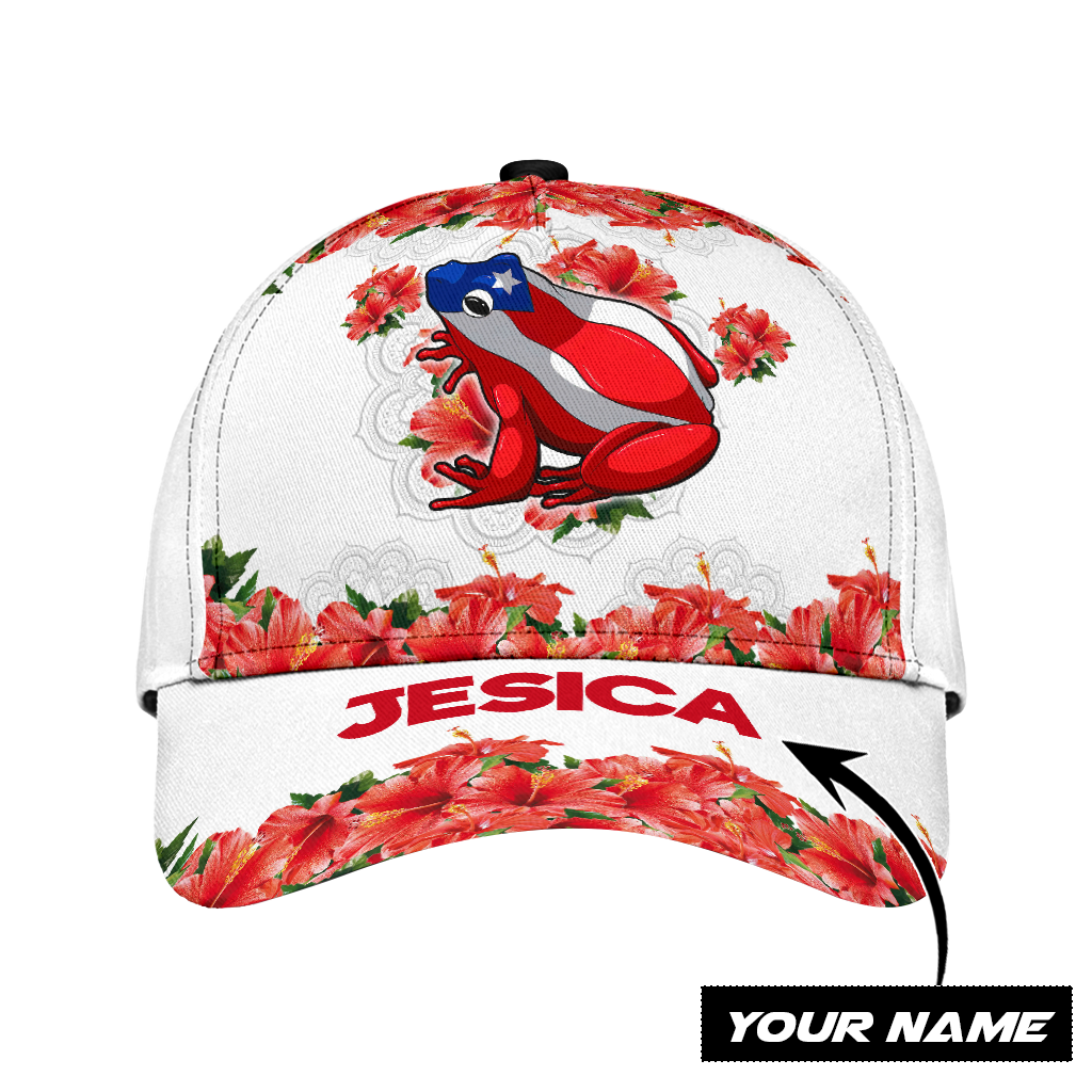 Customize Name Puerto Rico Classic Cap