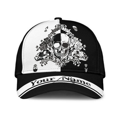 Customized Name Skull Gothic Classic Cap