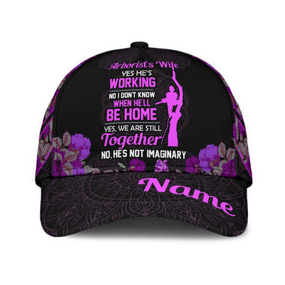 Arborist's wife purple classic cap