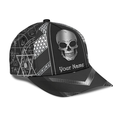 Customize Name Skull Classic Cap MH06032101