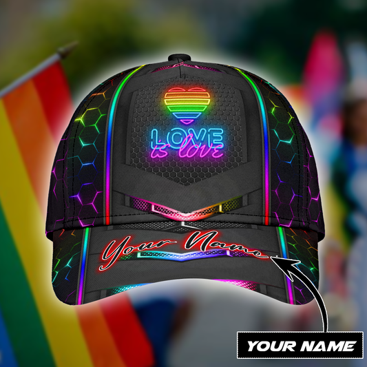 Custom Name XT Love is Love Cap MH24052105