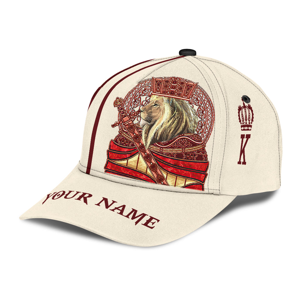 Customized Name King Lion Classic Cap
