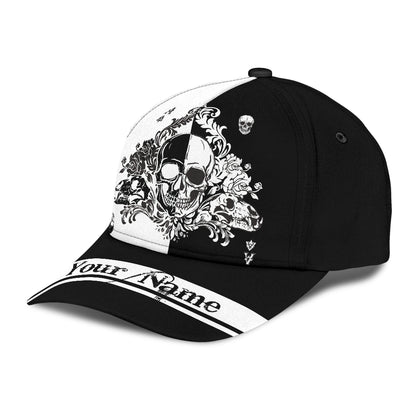 Customized Name Skull Gothic Classic Cap