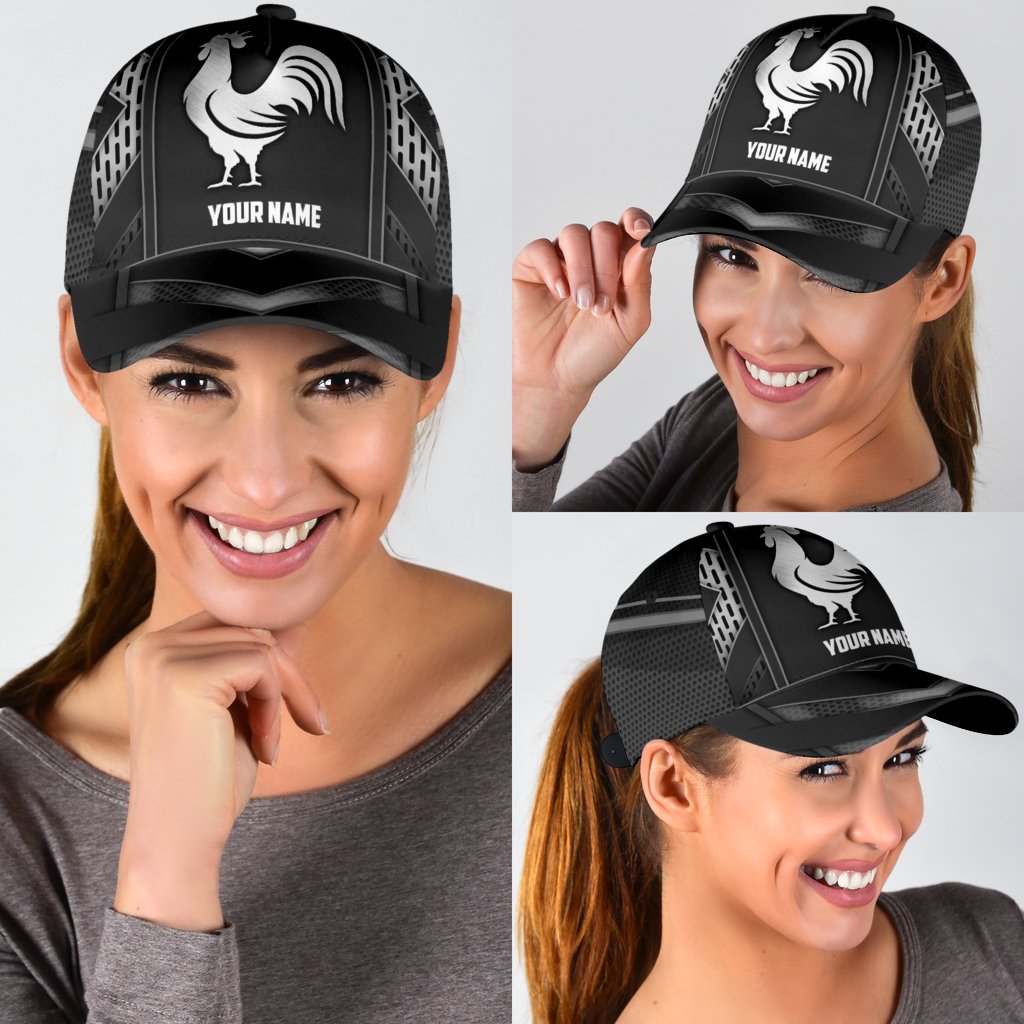 Personalized Rooster 3D Printed Cap DD13052103