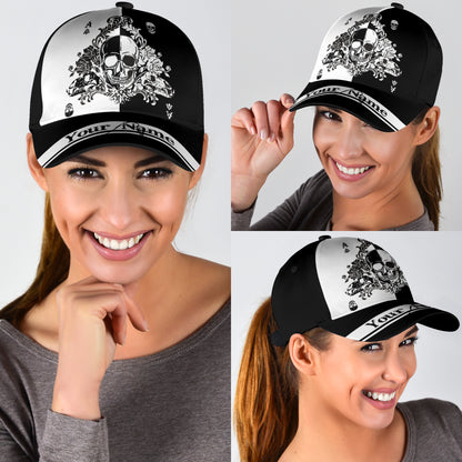 Customized Name Skull Gothic Classic Cap