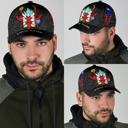 Customize Name Puerto Rico Classic Cap