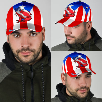 Customize Name Puerto Rico Classic Cap