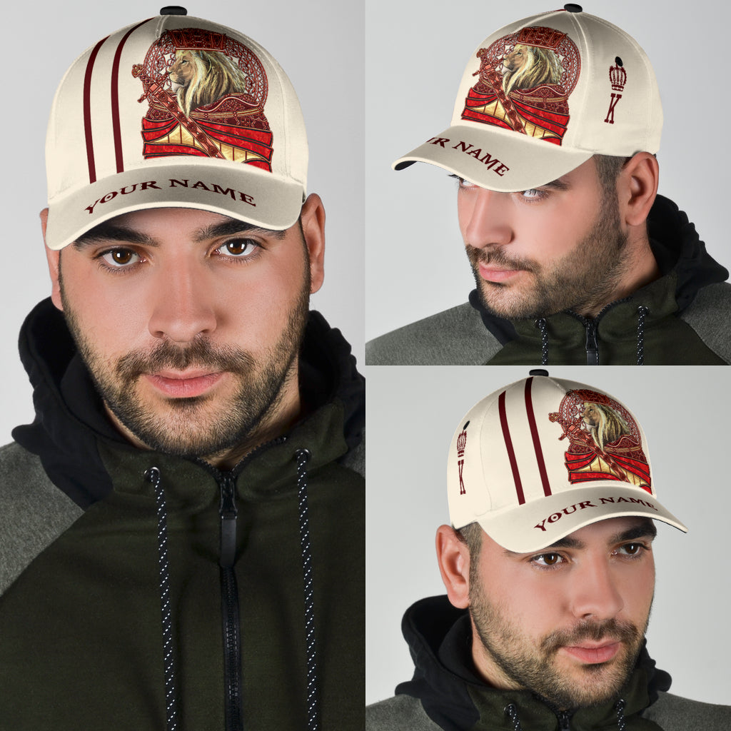 Customized Name King Lion Classic Cap