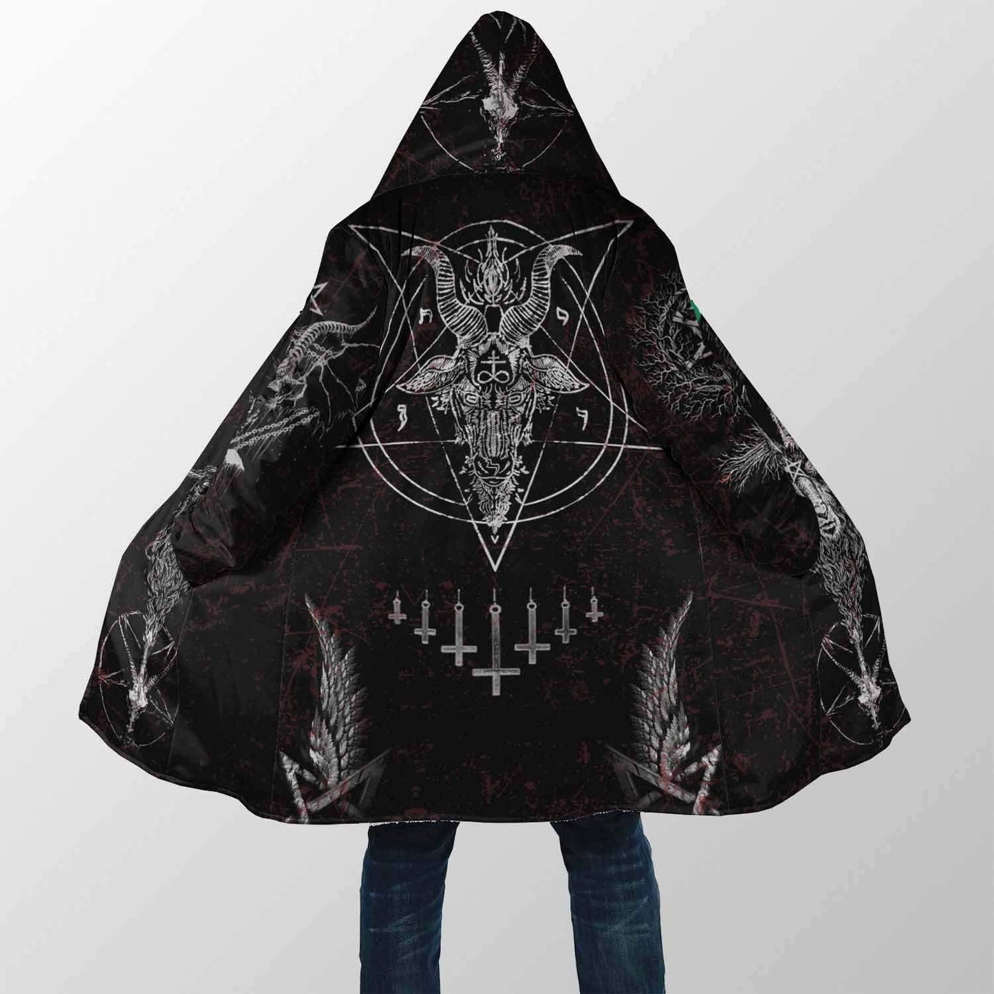 Satanic Dream Coat - Plus Size Cloak (No-Bag) MP751-Apparel-MP-S-Vibe Cosy™