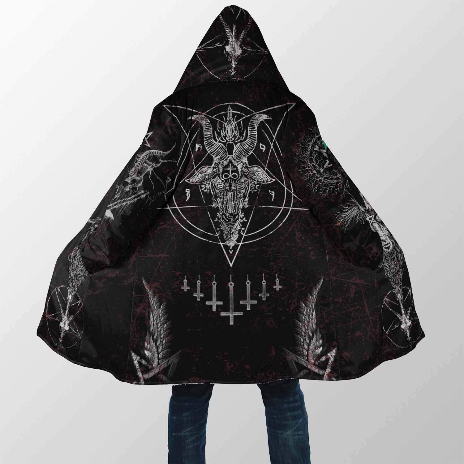 Satanic Dream Coat - Plus Size Cloak (No-Bag) MP751-Apparel-MP-S-Vibe Cosy™