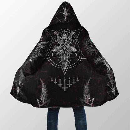 Satanic Dream Coat - Plus Size Cloak (No-Bag) MP751-Apparel-MP-S-Vibe Cosy™