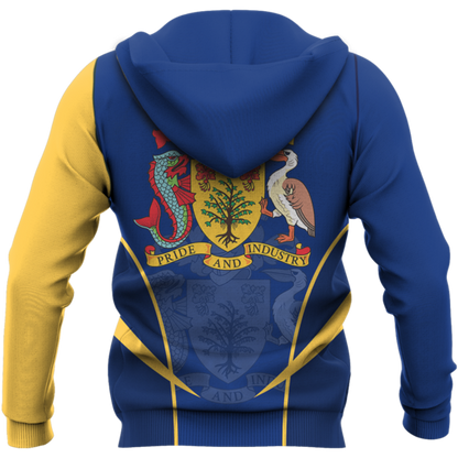 Barbados Active Special Hoodie-Apparel-PL8386-Hoodie-S-Vibe Cosy™
