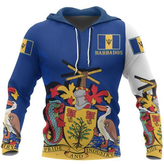 Barbados Special Hoodie-Apparel-PL8386-Hoodie-S-Vibe Cosy™