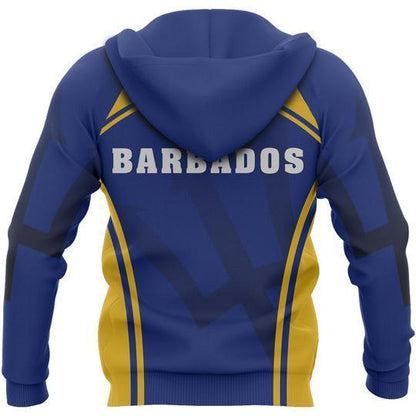 Barbados Zipper Hoodie-Apparel-PL8386-Hoodie-S-Vibe Cosy™