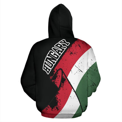 Hungary Special Grunge Flag-Apparel-PL8386-Hoodie-S-Vibe Cosy™