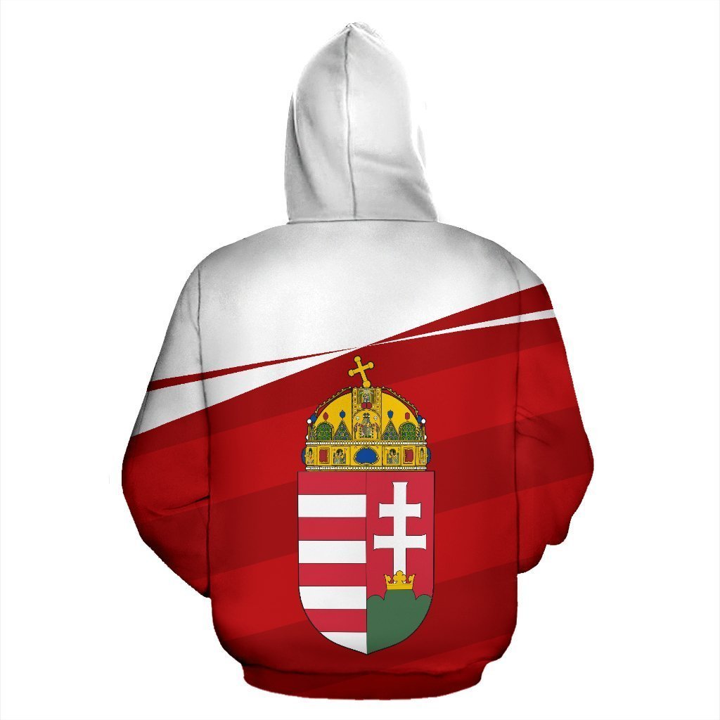 Hungary Coat Of Arms Hoodie - Vivian Style-Apparel-PL8386-Hoodie-S-Vibe Cosy™