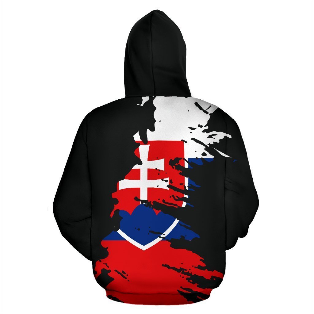 Slovakia Hoodie Flag Painting-Apparel-PL8386-Hoodie-S-Vibe Cosy™