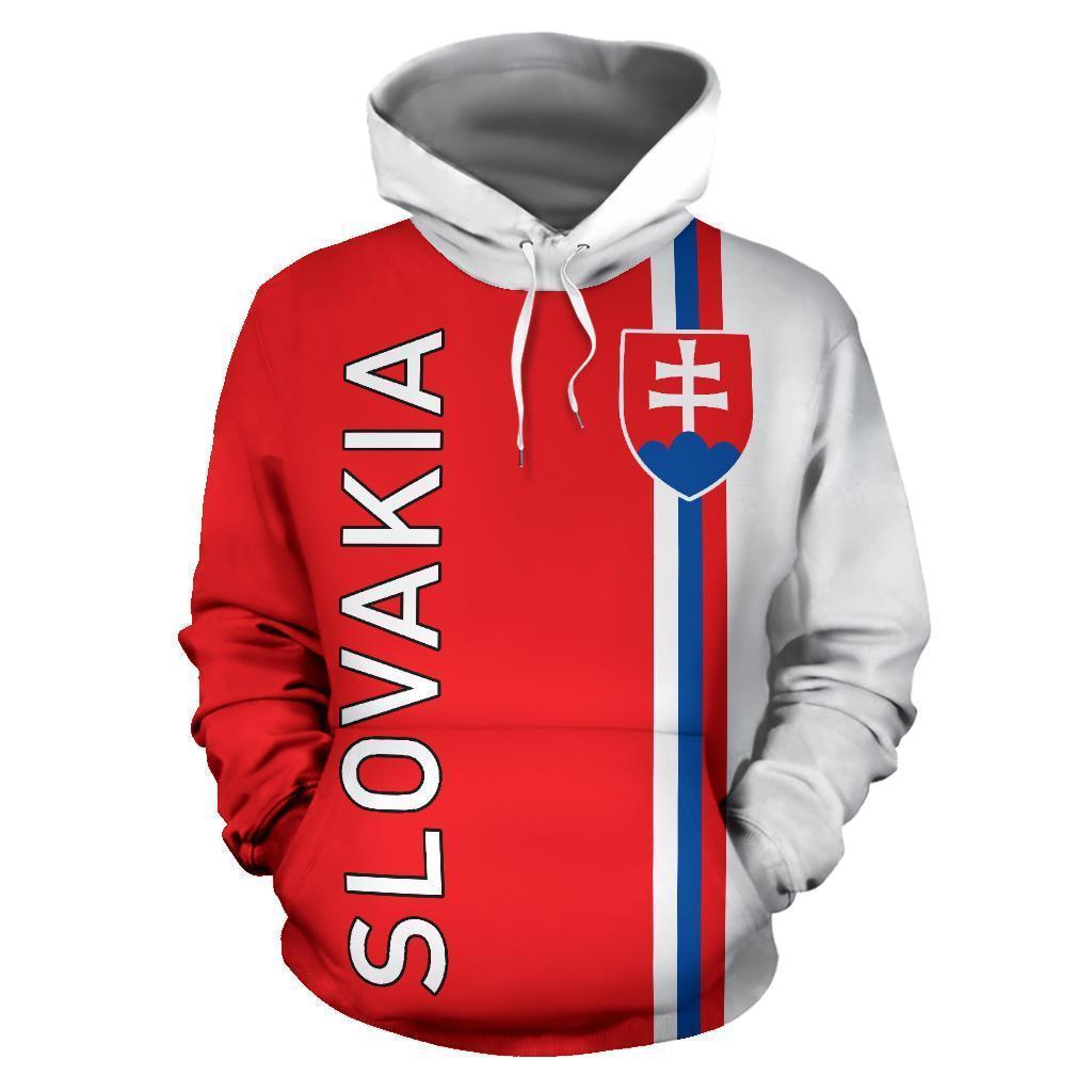 Slovakia All Over Hoodie Straight Version-Apparel-PL8386-Hoodie-S-Vibe Cosy™