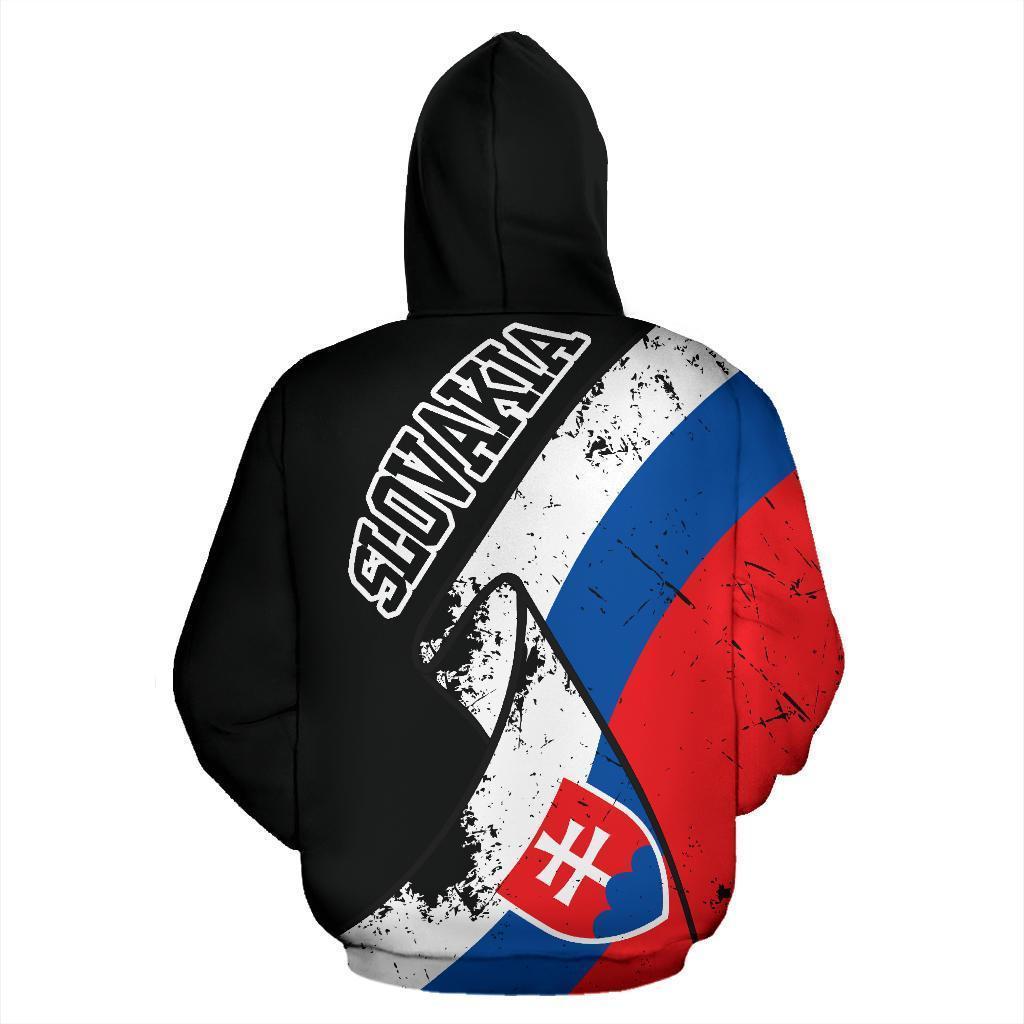 Slovakia Special Grunge Flag Zipper Hoodie-Apparel-PL8386-Hoodie-S-Vibe Cosy™