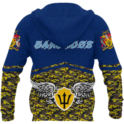 Barbados Hoodie Air Force Style-Apparel-PL8386-Hoodie-S-Vibe Cosy™