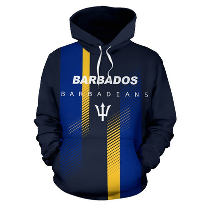Barbados Hoodie With Sport Hoodie-Apparel-PL8386-Hoodie-S-Vibe Cosy™