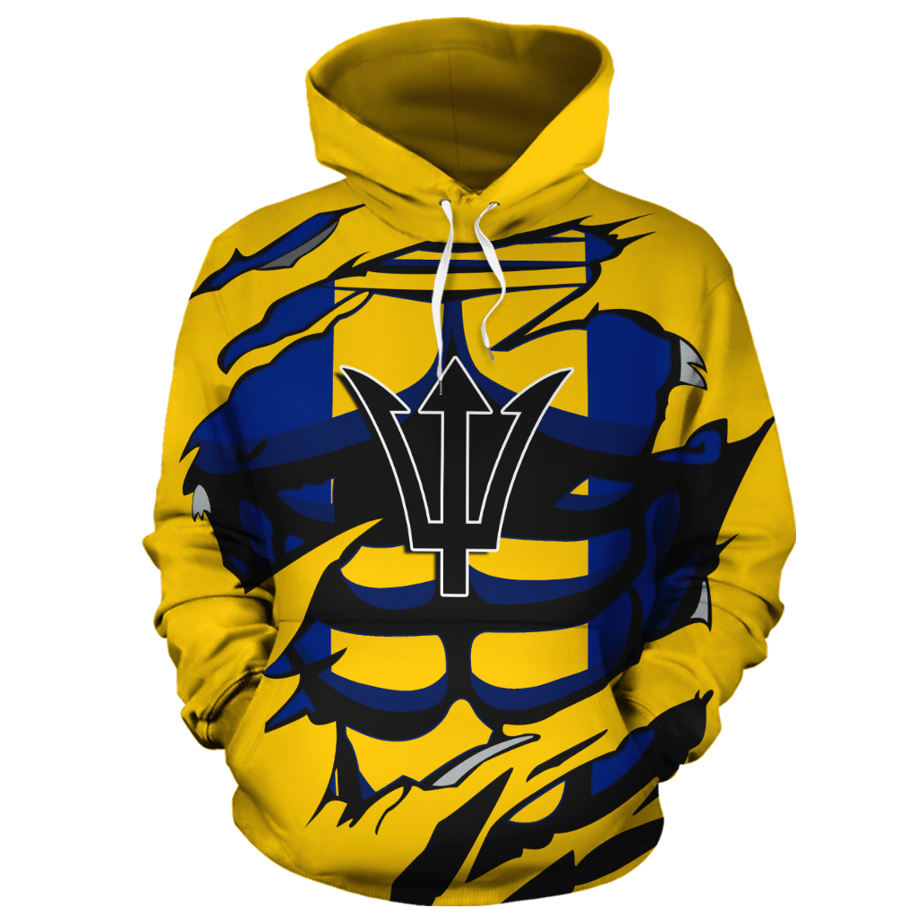 Barbados In Me All Over Hoodie yellow PL068-Apparel-PL8386-Hoodie-S-Vibe Cosy™