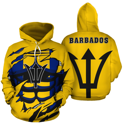 Barbados In Me All Over Hoodie yellow PL068-Apparel-PL8386-Hoodie-S-Vibe Cosy™
