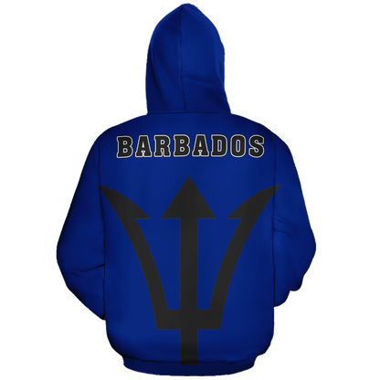 Barbados In Me All Over Hoodie blue PL069-Apparel-PL8386-Hoodie-S-Vibe Cosy™