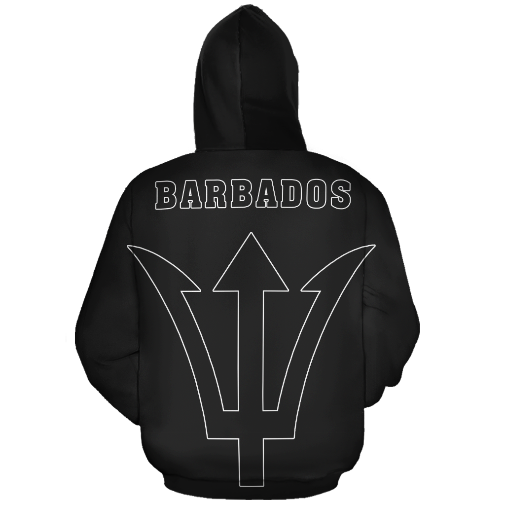 Barbados In Me All Over Hoodie black PL070-Apparel-PL8386-Hoodie-S-Vibe Cosy™