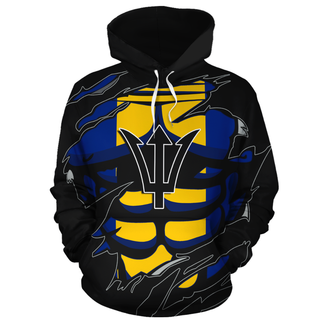 Barbados In Me All Over Hoodie black PL070-Apparel-PL8386-Hoodie-S-Vibe Cosy™