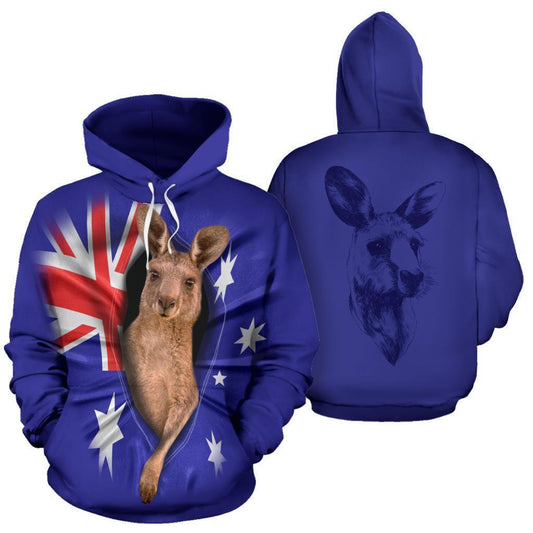 3D All Over Printed National Animal Of Australia PL123-Apparel-PL8386-Hoodie-S-Vibe Cosy™