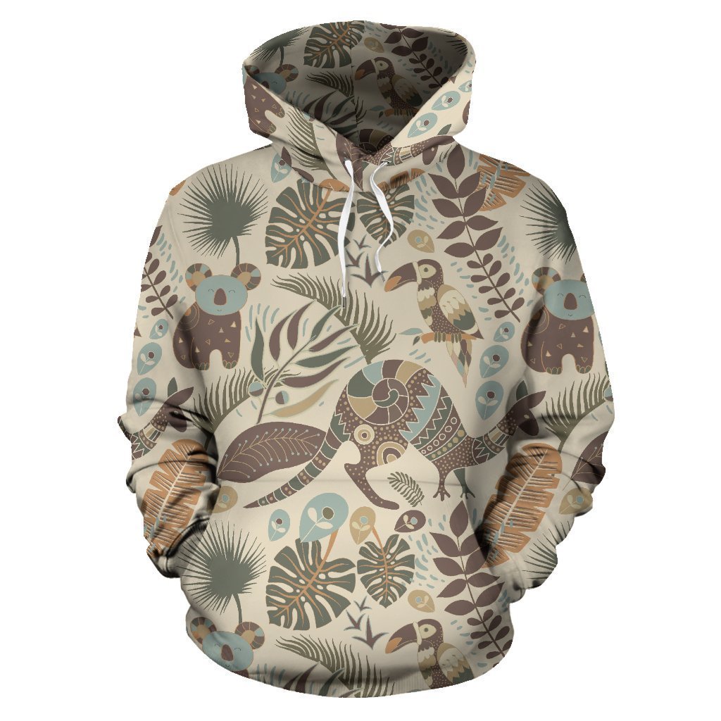 Australia Animal All Over Print Hoodies PL127-Apparel-PL8386-Hoodie-S-Vibe Cosy™
