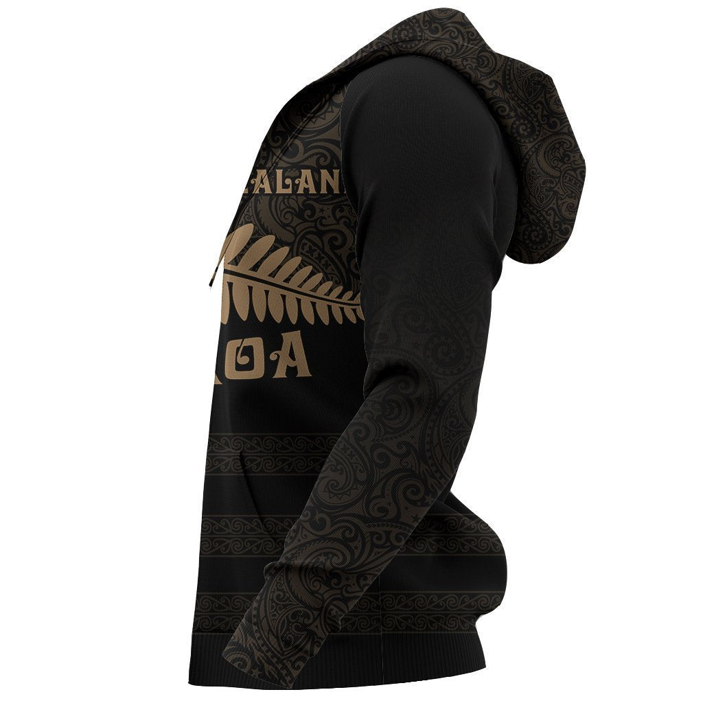 Aotearoa New Zealand Silver Fern Maori Hoodie PL140-Apparel-PL8386-Hoodie-S-Vibe Cosy™