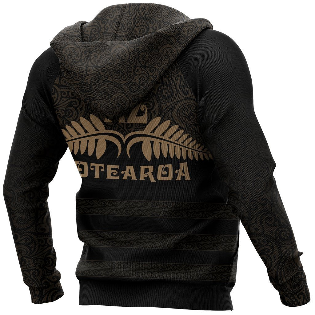 Aotearoa New Zealand Silver Fern Maori Hoodie PL140-Apparel-PL8386-Hoodie-S-Vibe Cosy™