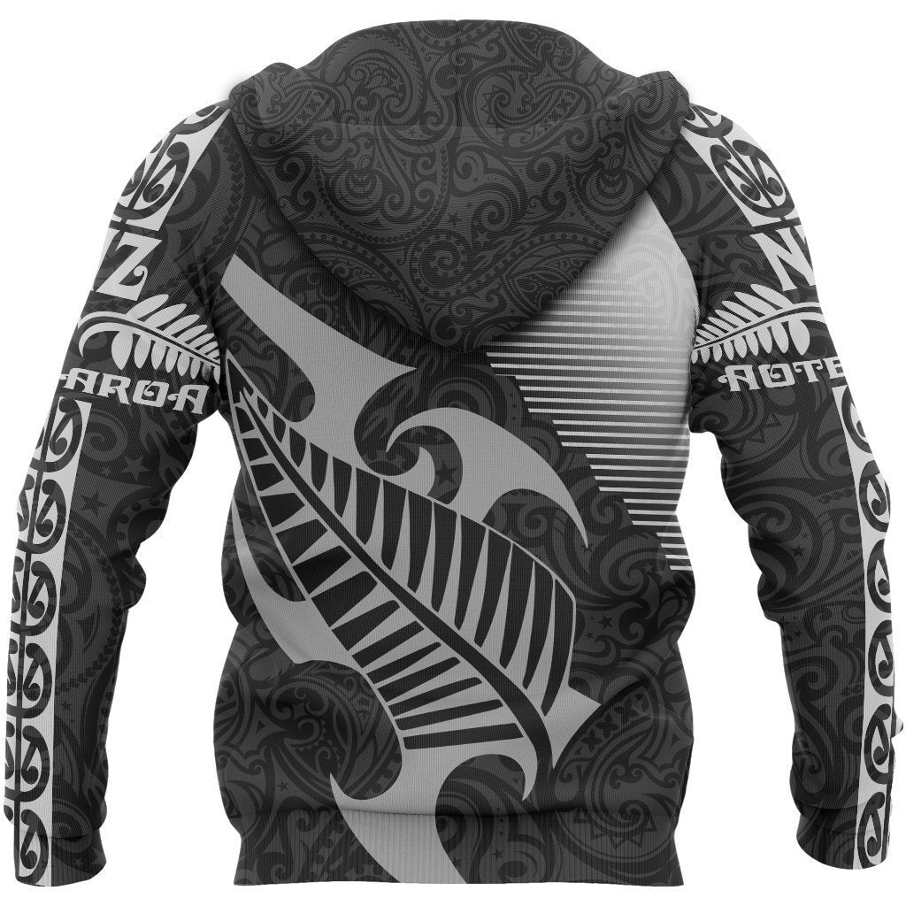 New Zealand Silver Fern Maori Hoodie Line Sport PL142-Apparel-PL8386-Hoodie-S-Vibe Cosy™