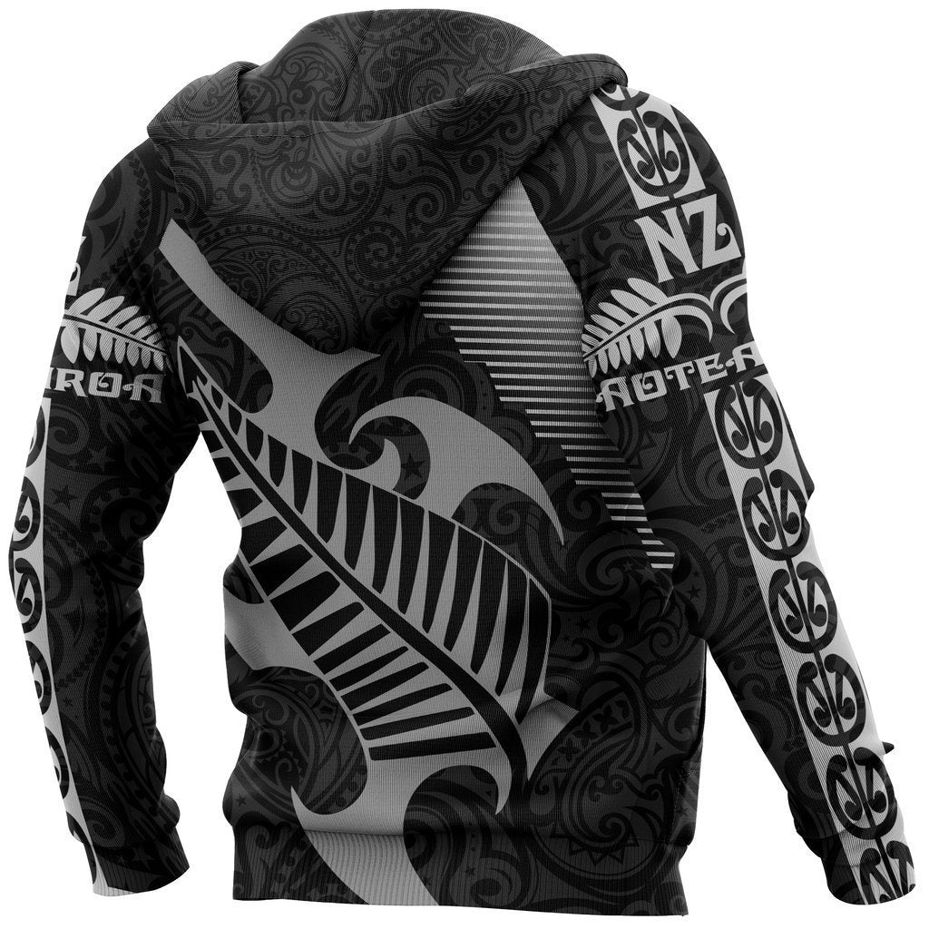 New Zealand Silver Fern Maori Hoodie Line Sport PL142-Apparel-PL8386-Hoodie-S-Vibe Cosy™