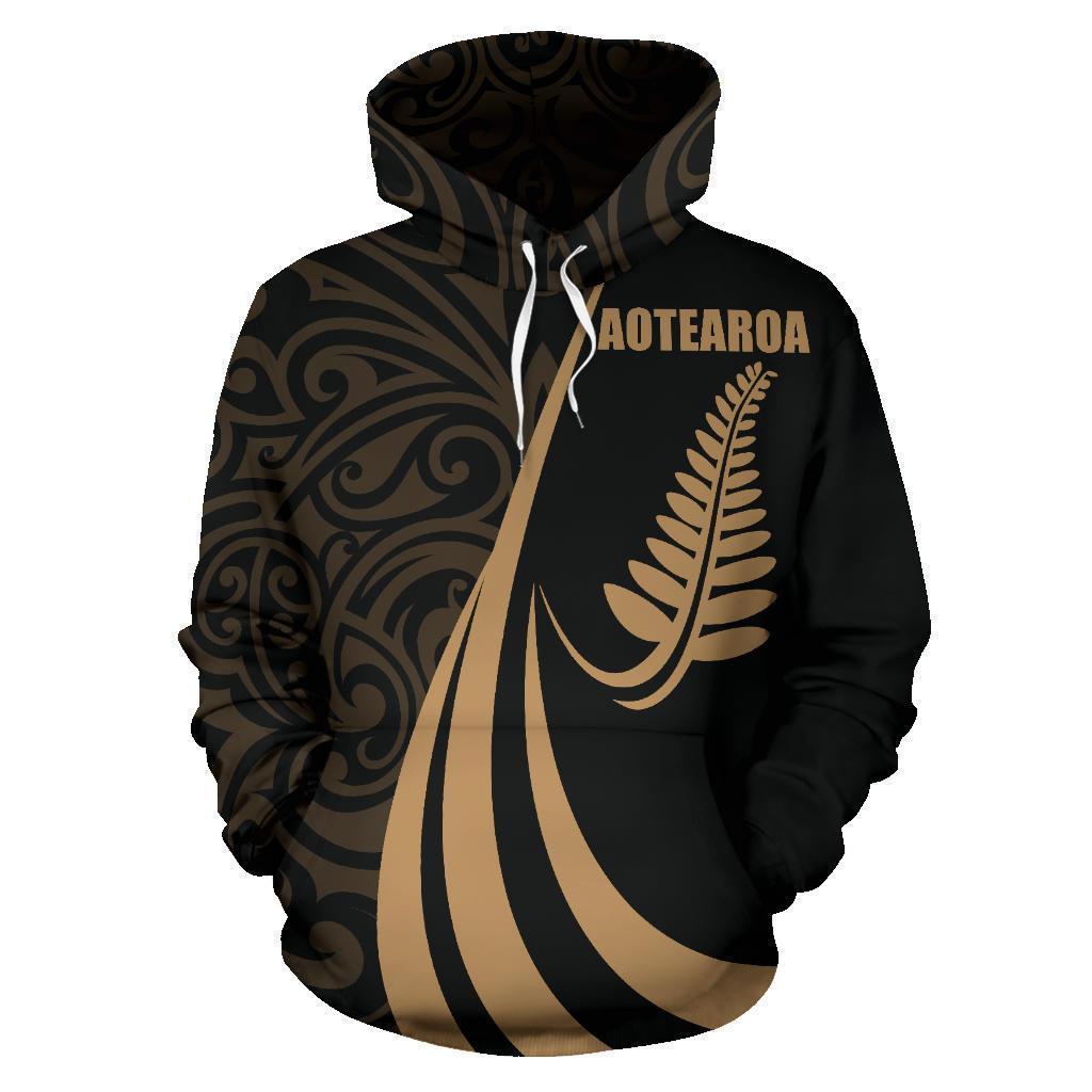 New Zealand Maori Silver Fern Hoodie PL150-Apparel-PL8386-Hoodie-S-Vibe Cosy™
