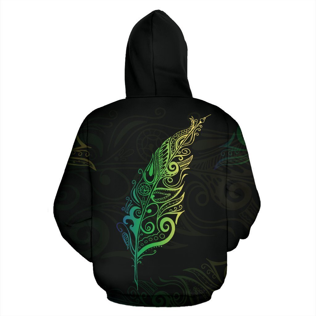 Light Silver Fern New Zealand Hoodie PL158-Apparel-PL8386-Hoodie-S-Vibe Cosy™