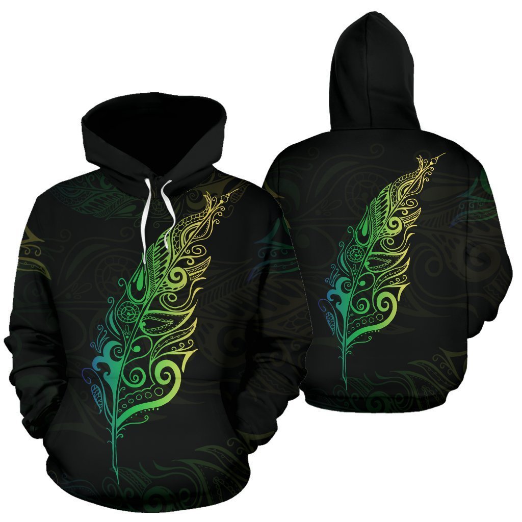 Light Silver Fern New Zealand Hoodie PL158-Apparel-PL8386-Hoodie-S-Vibe Cosy™