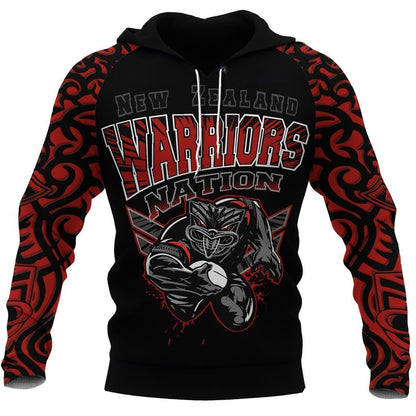 New Zealand Warriors Hoodie Unique Style PL173-Apparel-PL8386-Hoodie-S-Vibe Cosy™