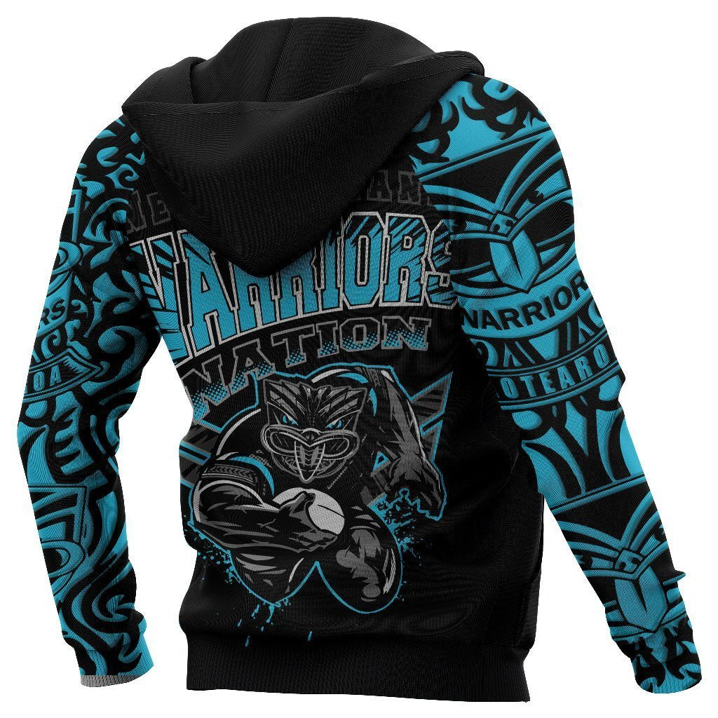 New Zealand Warriors Hoodie Unique Style Blue PL177-Apparel-PL8386-Hoodie-S-Vibe Cosy™