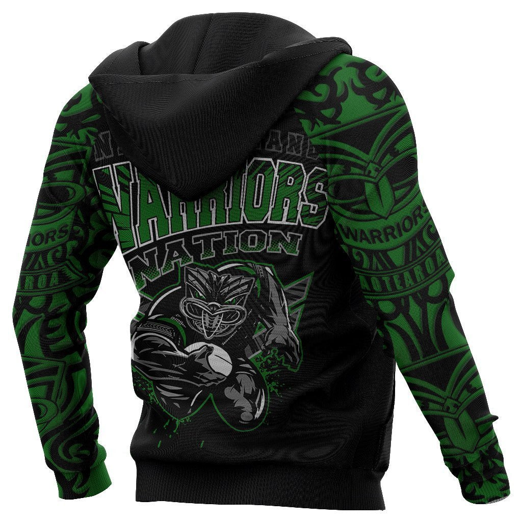 New Zealand Warriors Hoodie Unique Style Green PL179-Apparel-PL8386-Hoodie-S-Vibe Cosy™