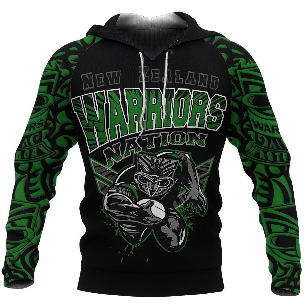New Zealand Warriors Hoodie Unique Style Green PL179-Apparel-PL8386-Hoodie-S-Vibe Cosy™