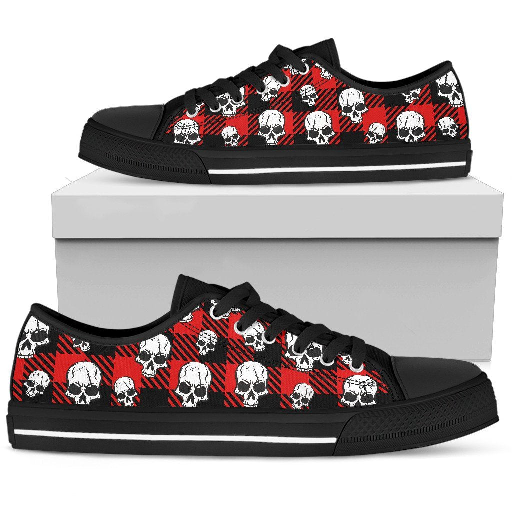 Caro skull pattern low top shoes PL18032018-PL8386-Women's low top-EU36 (US5.5)-Vibe Cosy™