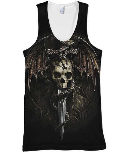 Skull Sword PL216-Apparel-PL8386-Tank Top-S-Vibe Cosy™