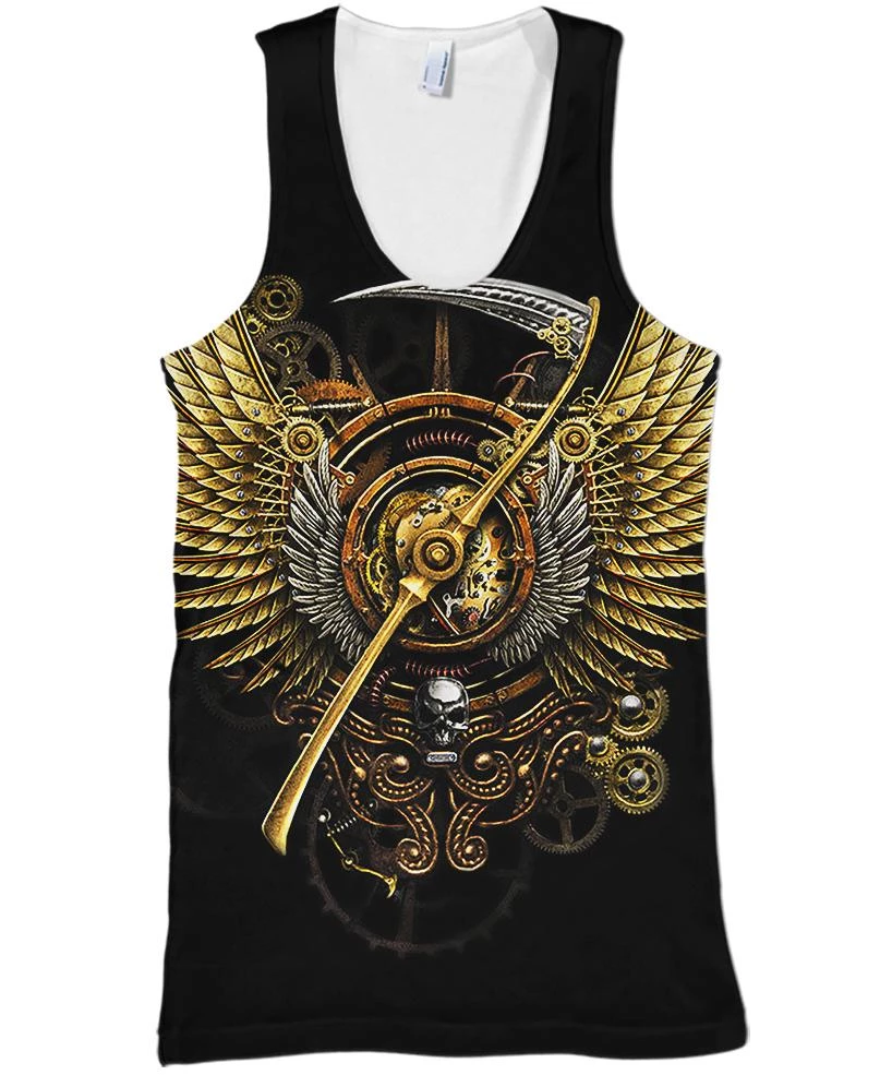 Cool Skull PL221-Apparel-PL8386-Tank Top-S-Vibe Cosy™