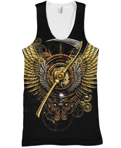 Cool Skull PL221-Apparel-PL8386-Tank Top-S-Vibe Cosy™
