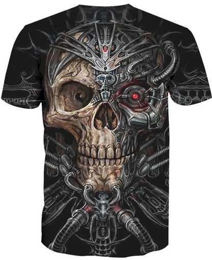 Terminator Skull PL223-Apparel-PL8386-Hoodie-S-Vibe Cosy™