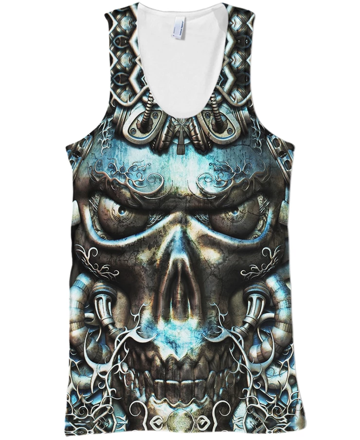 Skull Strong PL224-Apparel-PL8386-Tank Top-S-Vibe Cosy™